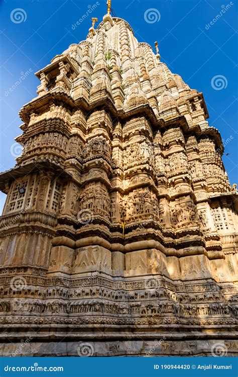 Jagdish temple stock photo. Image of landmark, carved - 190944420