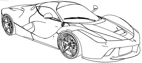 Ferrari coloring pages | Free printable coloring pages