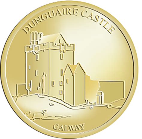 KINVARRA - Dunguaire Castle - Galway Hooker - National Tokens