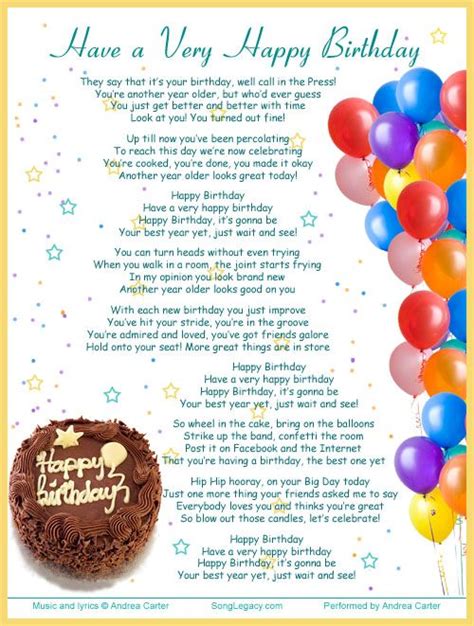 Happy Birthday To You Video Songs in 2024 | Happy birthday song lyrics ...