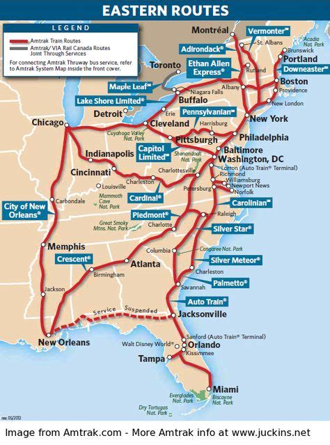 Image result for amtrak east route map | Train travel usa, Amtrak travel, Amtrak train travel