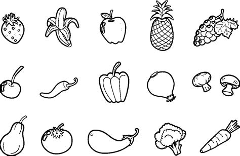 Vegetables Drawing For Kids at PaintingValley.com | Explore collection ...