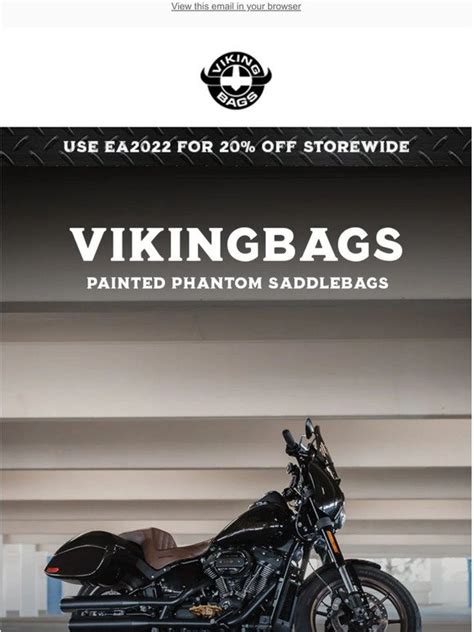 Viking Bags: NEW ARRIVAL // Viking Phantom Hard Saddlebags | Milled