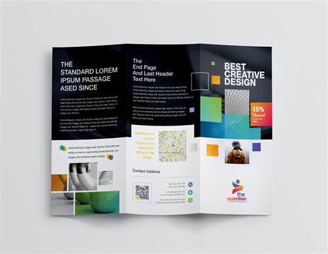 Best Creative Corporate Tri-Fold Brochure Template 001211 - Template Catalog