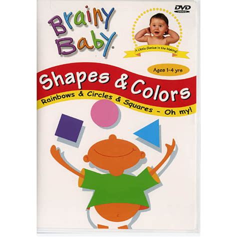 Brainy Baby Shapes & Colors DVD: Rainbows, Circles and Squares Classic ...