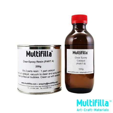 Clear Epoxy Resin & Catalyst | Multifilla