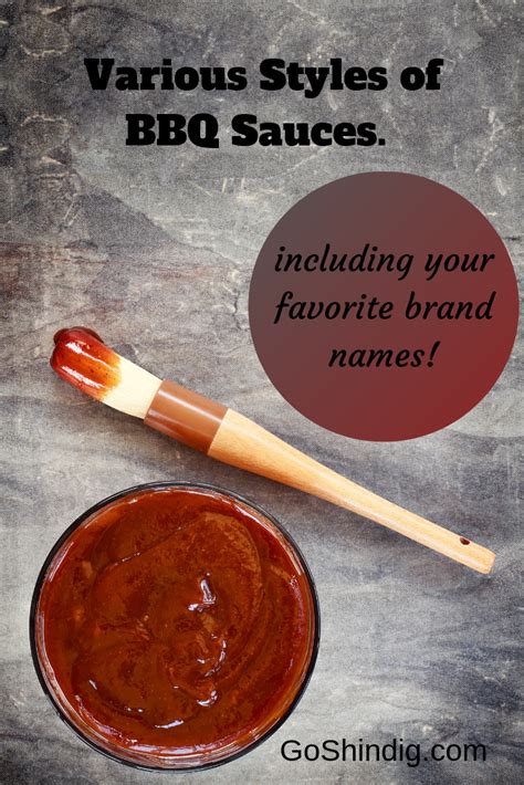 Types and Styles of BBQ Sauce and Best Brands | Bbq sauce, Bbq sauce ...