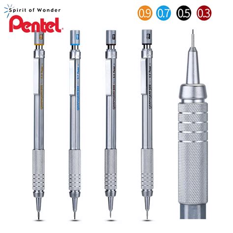 Pencils PG515 Pentel GRAPHGEAR 500 0.5mm Mechanical Drafting Pencil ...