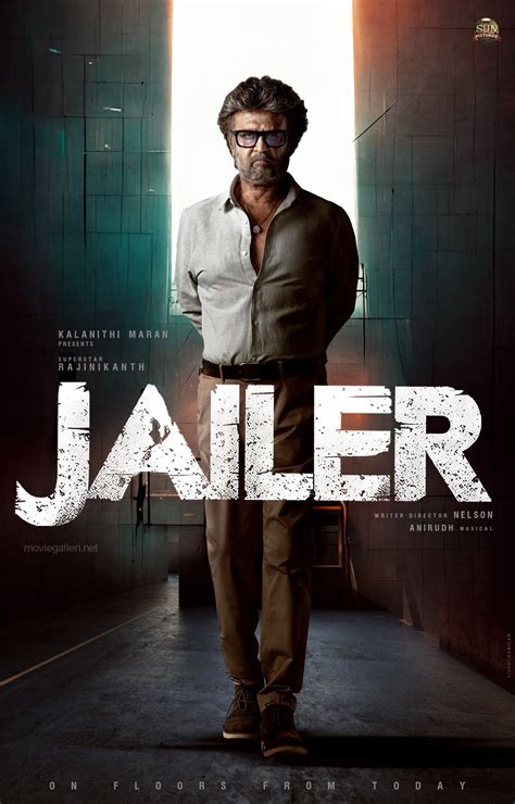 Rajinikanth Jailer Movie First Look Poster HD