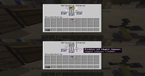 Night Vision Potions have a recipe! : Minecraft