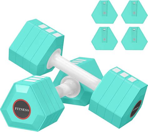 Adjustable Weight Dumbbells Set of 2 Hand Weight Set for Women/Men for Home Gym | eBay