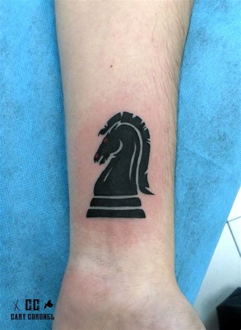 Chess Horse Tattoo