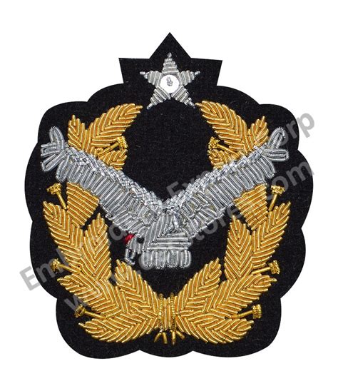 Cap Badge of Rank For Chilean Air Force