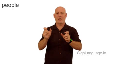 people in ASL - Example # 2 - American Sign Language