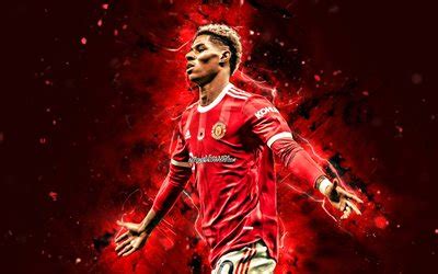 Download wallpapers Marcus Rashford, 4k, 2021, Manchester United FC ...