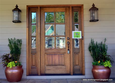 Chic Chateau Showhouse - Exteriors | Exterior doors with sidelights ...