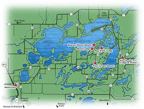 whitefish-chain-lodging-map - 66 Marine North