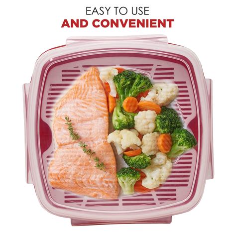 Microwave Steamer for Vegetables Rice and Fish Vented Healthy Cooking ...