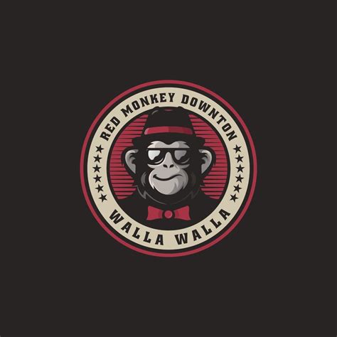 red monkey for mascot, logo, template 10822881 Vector Art at Vecteezy