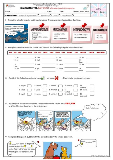 Past Simple: negative and interrogat…: English ESL worksheets pdf & doc