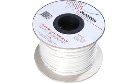 Crutchfield In-wall Speaker Wire (100-ft. roll) 16-gauge, 2-conductor ...