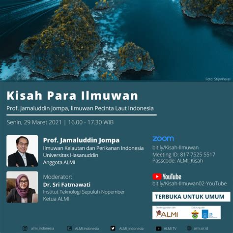 Kisah Para Ilmuwan 02: Prof. Jamaluddin Jompa, Ilmuwan Pecinta Laut ...