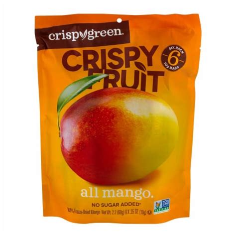 Crispy Green Crispy Fruit Freeze-Dried Mangoes, 6 ct - Kroger