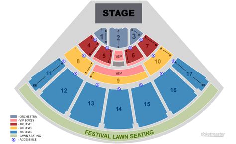 MidFlorida Credit Union Amphitheatre, Tampa FL - Seating Chart View