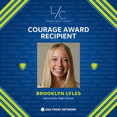 Brooklyn Lyles receives Courage Award at OKC Metro High School Sports ...