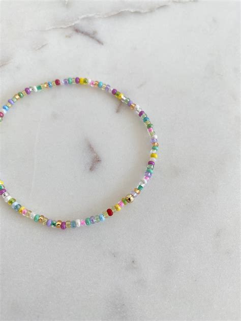 Handcrafted Statement Bracelet Julie with Bright Rainbow Hues — JOYEM