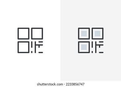 Qr Code Icon Vector Qr Code Stock Vector (Royalty Free) 2233856747 | Shutterstock