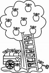 Coloring Pages Apple Orchard Picking Kids Smurf Smurfs Color Garden  sketch template