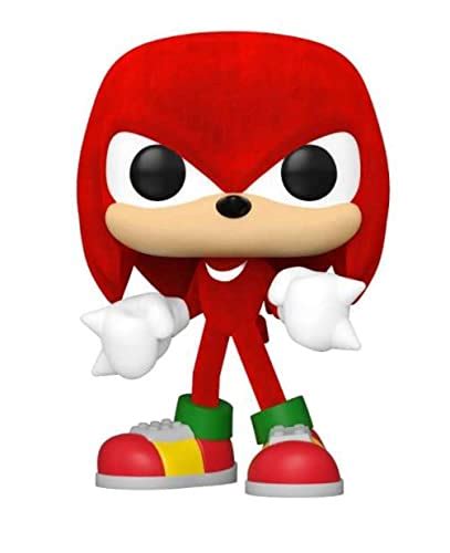 Funko Pop! Sonic The Hedgehog – Knuckles (Flocked) Exclusive Vinyl ...