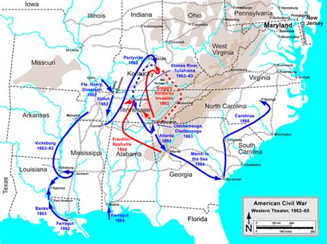 Western Theater of the Civil War – Legends of America