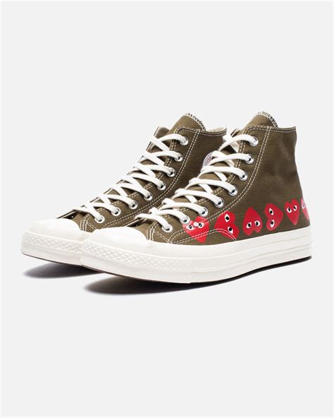 CONVERSE X CDG PLAY MULTI HEART CHUCK TAYLOR ALL STAR '70 HIGH – Undefeated