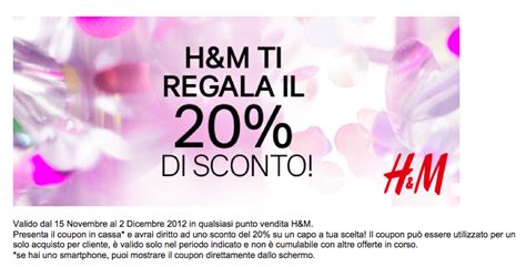 Coupon da stampare H&M | Archistyle