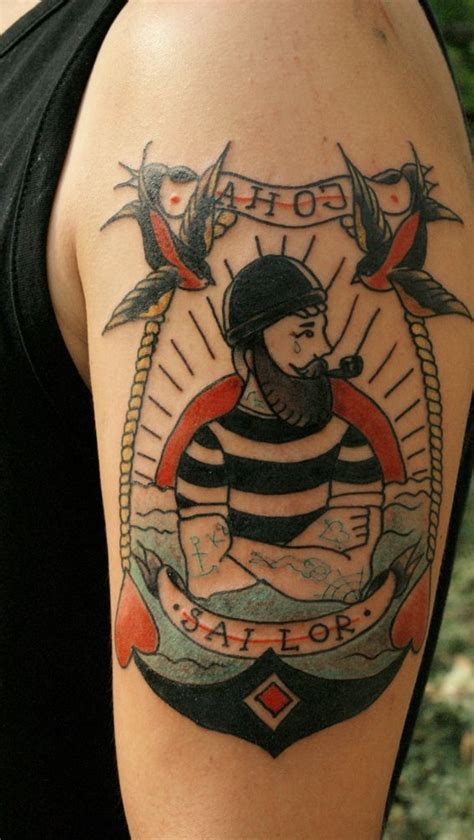 Sailor tattoos, Traditional sailor tattoos, Sailor tattoo