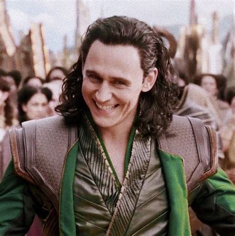 Loki smiling