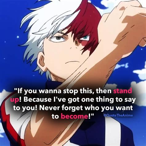 15+ Powerful Shoto Todoroki Quotes - My Hero Academia | Hero quotes, Anime quotes inspirational ...