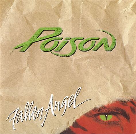 Poison Fallen Angel UK 7" vinyl single (7 inch record / 45) (591149)