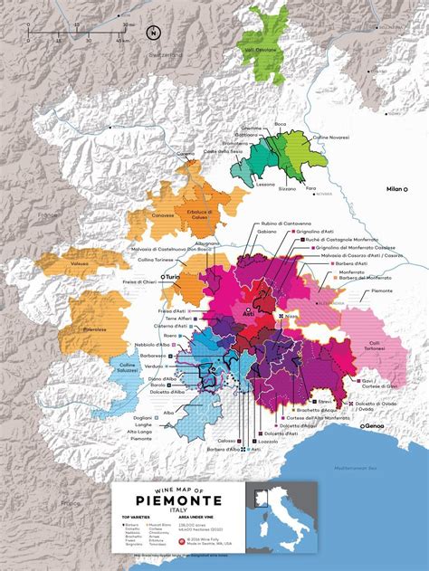 Piedmont has 59 different DOC/DOCG but only a dozen or so grape varieties to know. #italywine ...