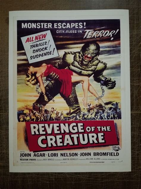 $4 Vintage Revenge of the Creature Poster (18x24). www.cheapposters.co | Cheap posters, Revenge ...