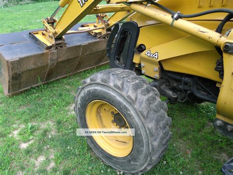 2005 John Deere 110 Loader 4x4 Tractor Backhoe Full Cab Diesel