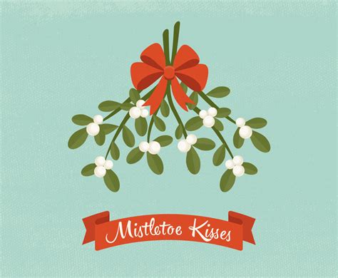 Mistletoe Kisses Vector Art & Graphics | freevector.com