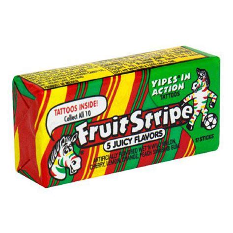 Fruit Stripes Gum - i always loves it even though it never lasted very long : r/nostalgia