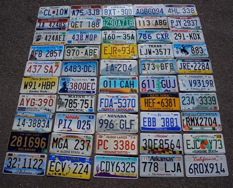 Complete Set All 50 STATES USA License Plates Lot - Etsy