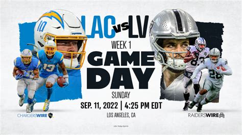 Chargers vs. Raiders: How to watch, listen, stream, wager