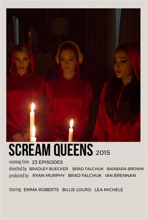 scream queens movie poster | Queen movie, Iconic movie posters, Movie ...