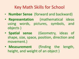 Mathematical skills | PPT