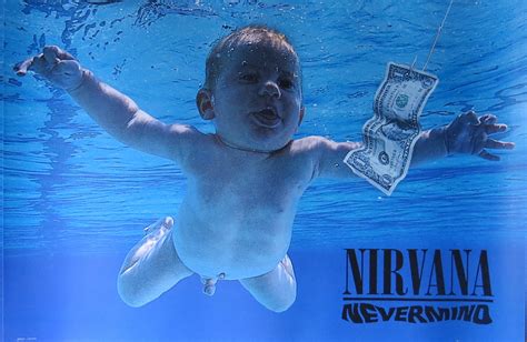 Nirvana Nevermind Poster 36 x 24 Rock Music Kurt Cobain Dave Grohl - Walmart.com